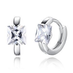 *VITTORIA* Silver x Zircon Simple Fashion Earrings